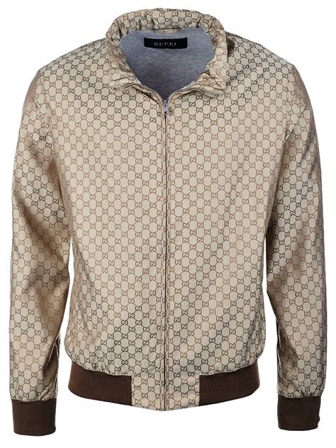 gucci mens beige jacket|Gucci shearling jacket for men.